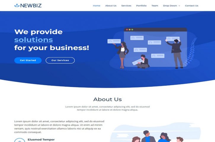 Membuat website company profile