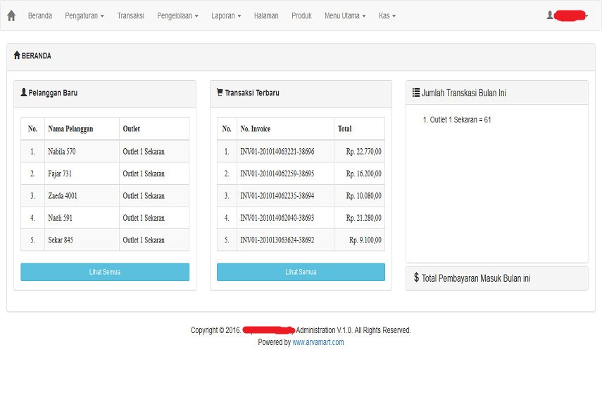 Aplikasi Laundry Basis Web